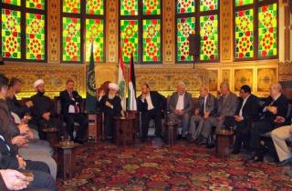 لقاء في دار الفتوى تضامنا مع الفلسطينيين ودعوة الدول العربية إلى تقديم كل أشكال الدعم