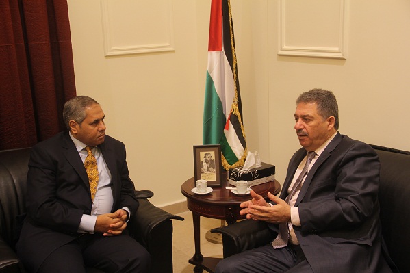 السفير اشرف دبور يستقبل السفير المصري في لبنان