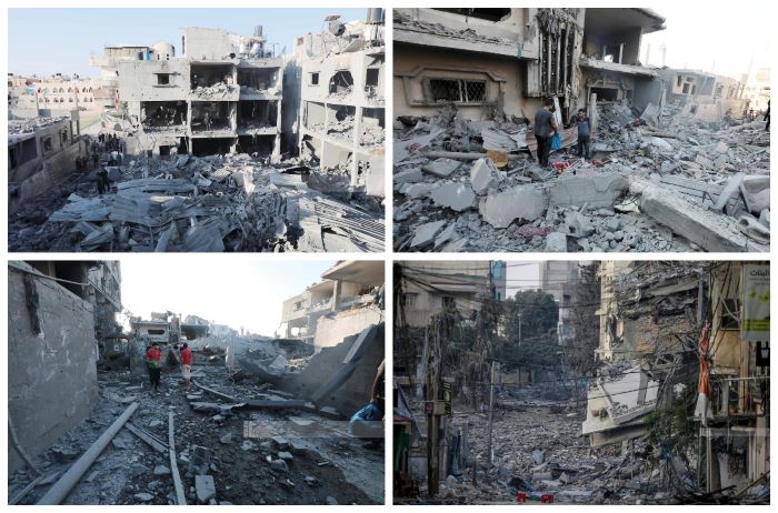 7 شهداء في قصف الاحتلال لحي الشجاعية ومخيم المغازي بقطاع غزة